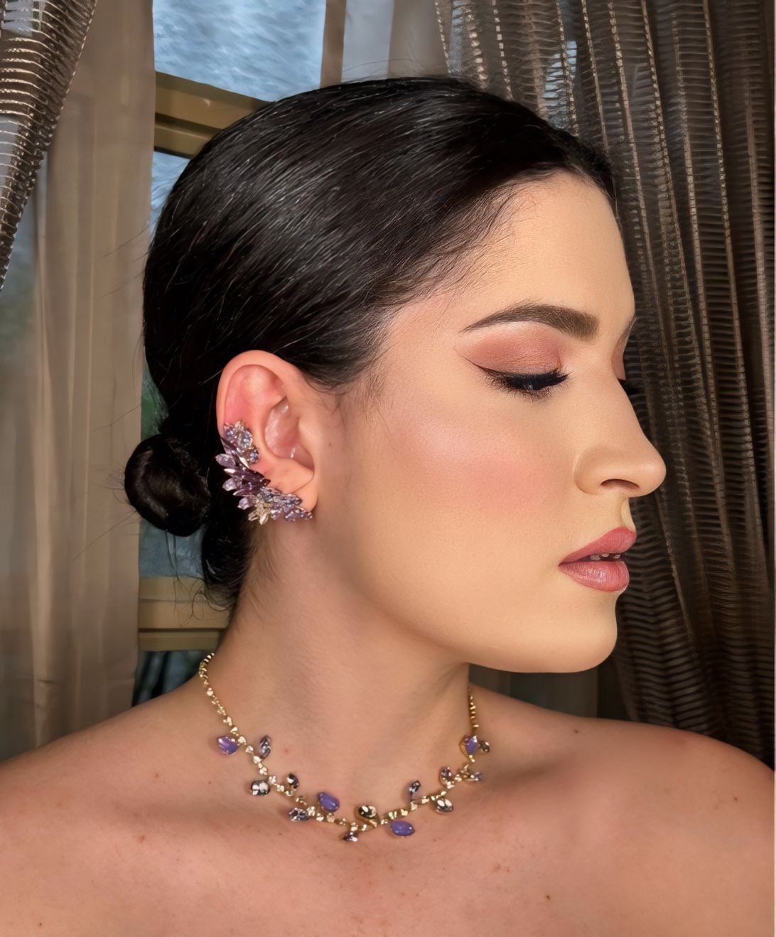 Jóia Lavanda earcuff + chocker