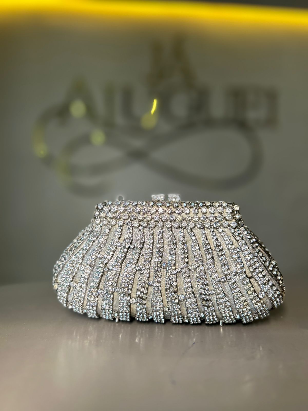 Clutch Sofisticada Prata 