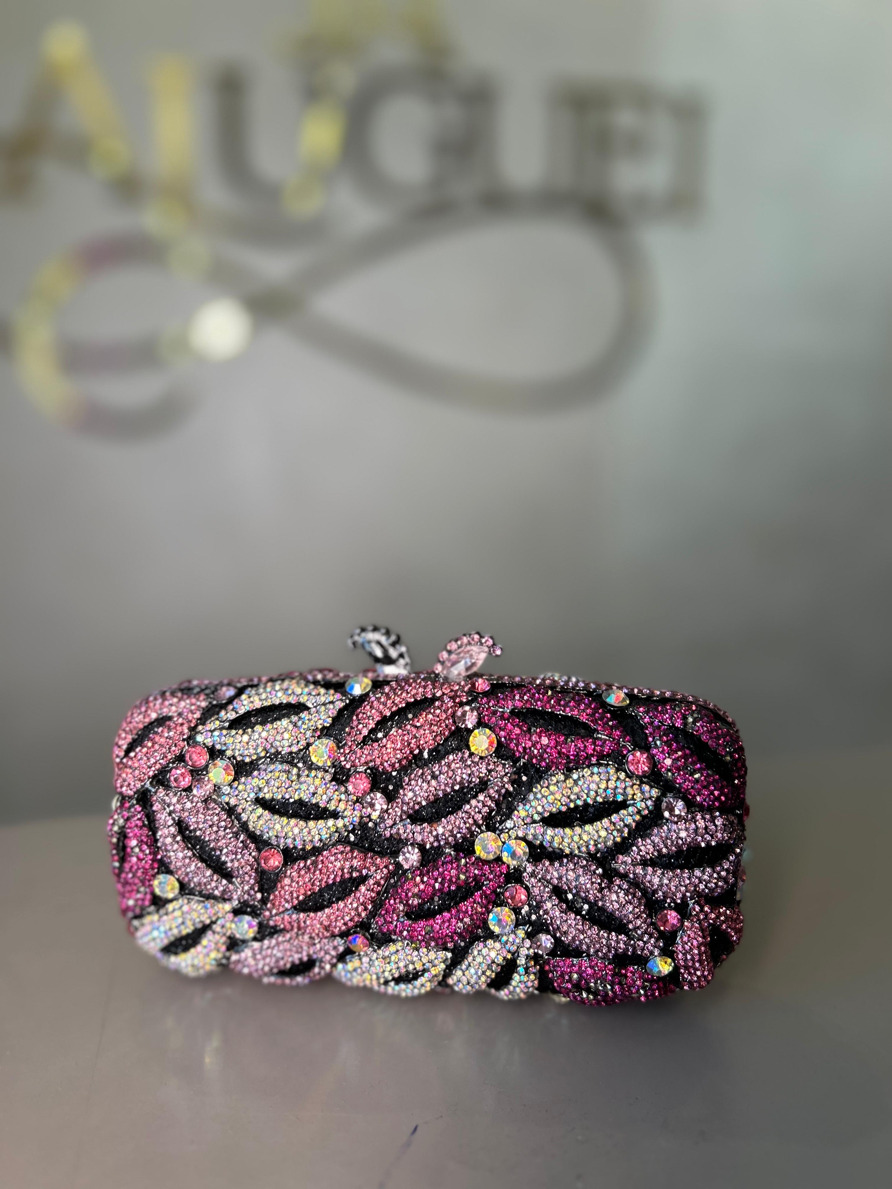 Clutch Criativa roxa/fucsia