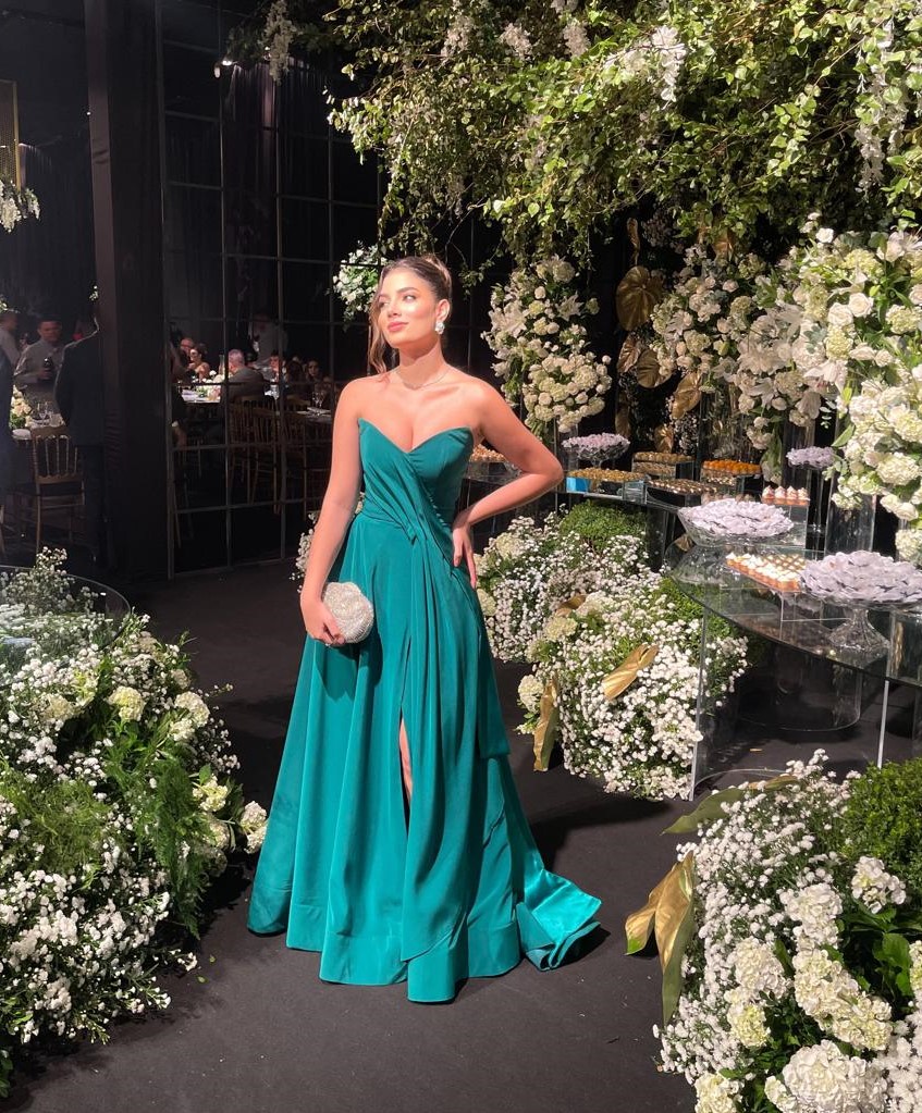 Vestido Verde Esmeralda Renata Dias