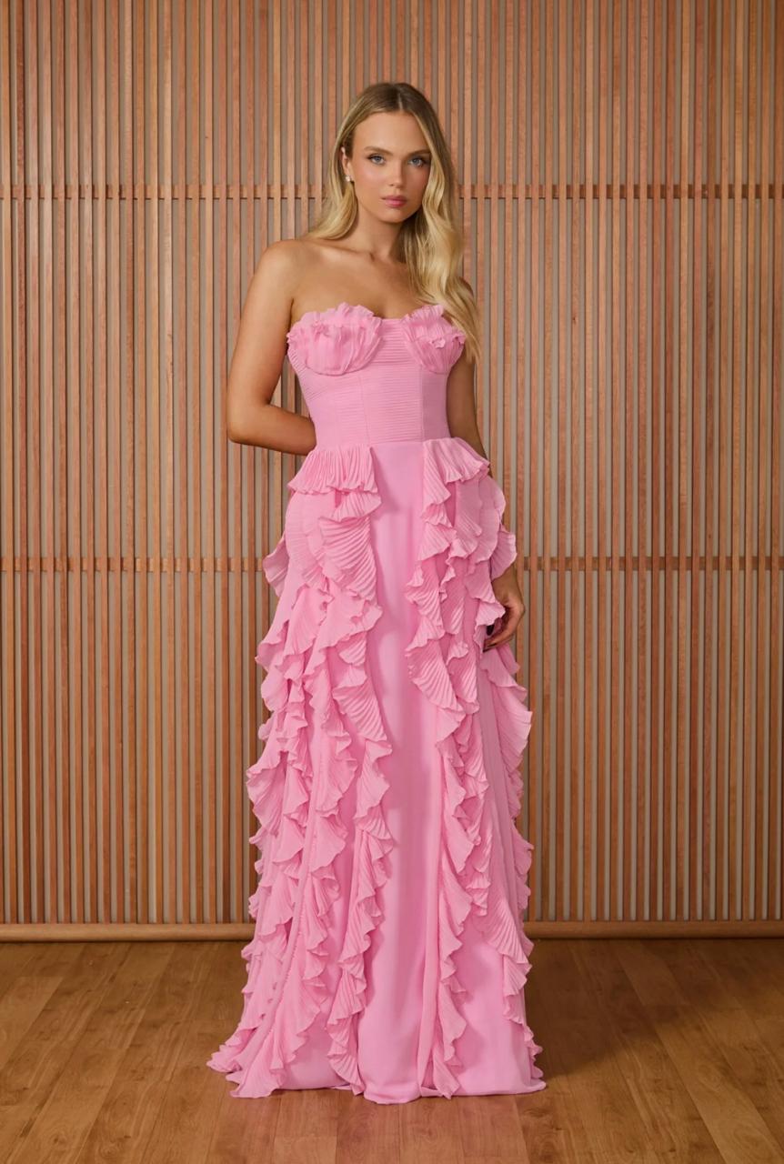 Vestido Rosa chiclete Fabulous Agilitá