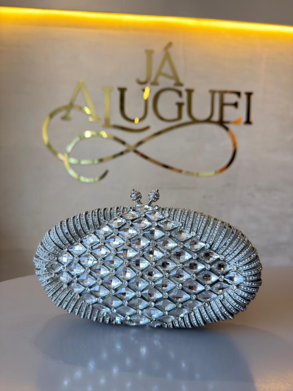 Clutch Luminosa Prata