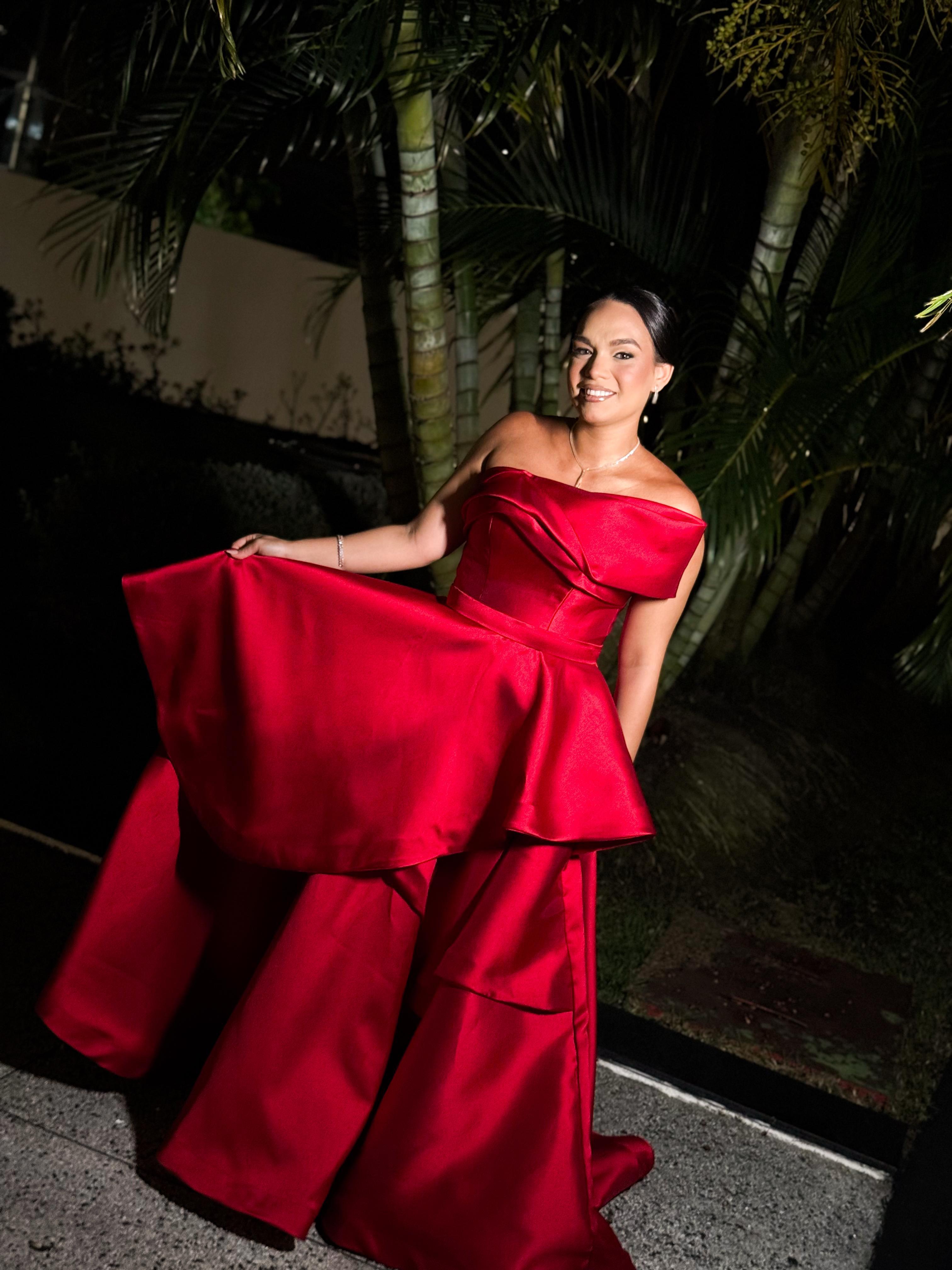 Vestido Vermelho formanda