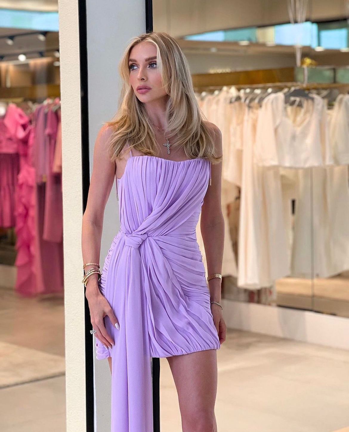 Vestido Lavanda curto Agilitá