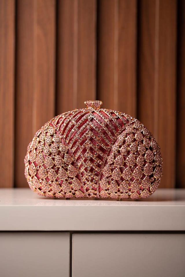 Clutch Rosê Ana Bolena